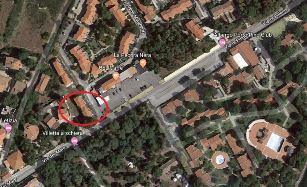 Case Vacanze "Bianco Mare" Porto Pino Exteriör bild