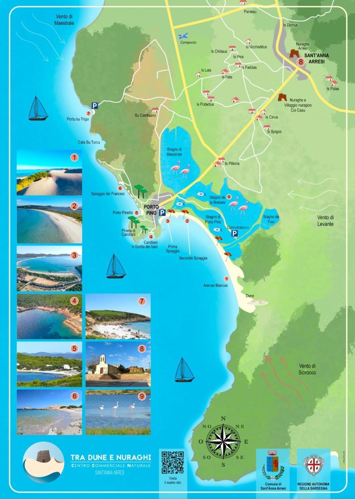 Case Vacanze "Bianco Mare" Porto Pino Exteriör bild